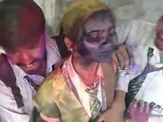 Movie of classmate getting her colors