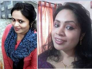 Desi bhabhi's boobs and blowage
