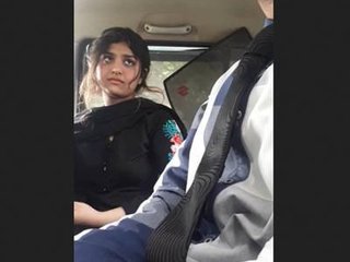 Indian doll  bang-out on car rubber hood