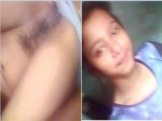 Desi dame flaunts her assets in a solo