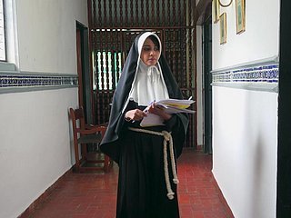 This religious female is enslaved and