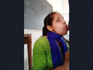 Indian beauty gets instructed by