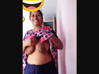 Indian wife tempts her colleague with