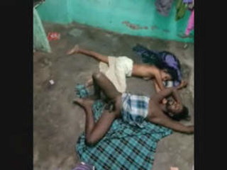 Inexperienced Indian duo nude and having