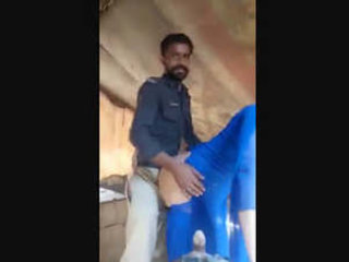 Pakistani couple engages in outdoor