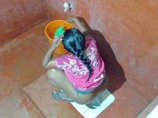 Indian step-sister shares urinating and