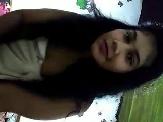 Uber-cute desi lady strokes with her