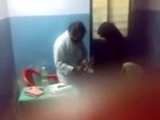 Pakistani medic performs on camera