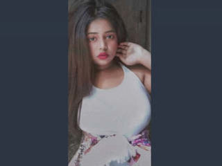 Playful Desi girl with massive boobs in
