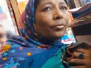 Indian wife's breasts wrung by