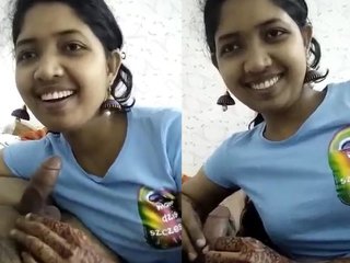 Super-cute Bengali coed rails to
