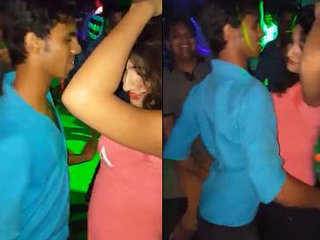 Indian girl performs sensual dance at