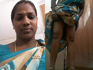 Indian aunt's hot bathroom vignette with