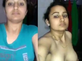 Indian housewife in the shower