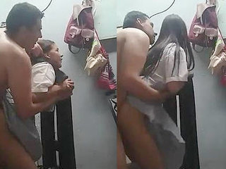A schoolgirl heads above and beyond to