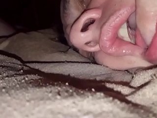 Sleeping sweetheart wakes up to a molten