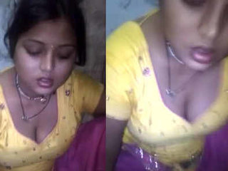 A sweet dame  a chapathi while
