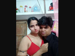 Desi girl's naughty lovemaking with her