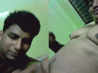 Indian aunt's vagina being orally