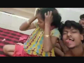 Randi's sizzling gang date with guys in