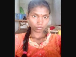 Village woman with pubic hair caresses