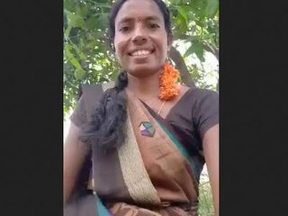 Indian housewife from village