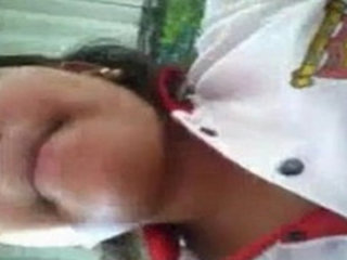 Desi school girl reveals her breasts and