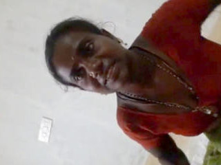 Tamil maid with ample jugs engages in