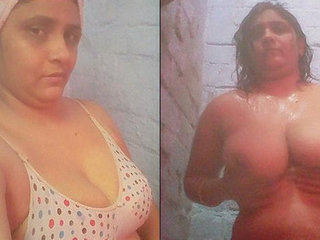 Indian aunt's recorded douche footage