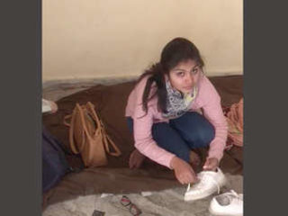Indian paramour found out outdoors