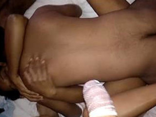 An Indian hubby sets up a gang hook-up