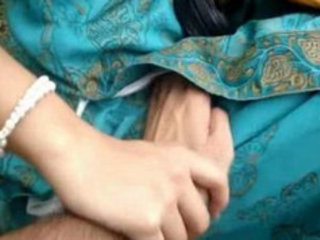 Pressing Desi college girl's massive