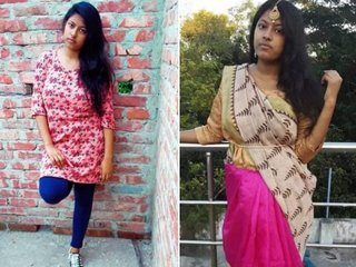 Secret Desi girl's individual moments