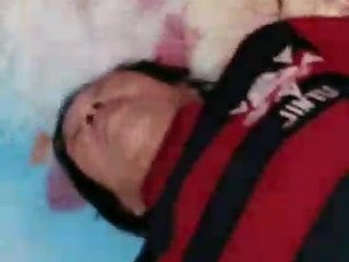 Chinese grandmother's cooch  moistened