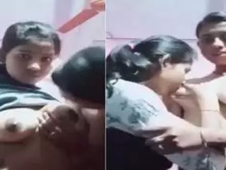 Youthful girly-girl siblings indulge in