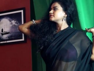 Sensuous saree styles in bold dark-hued